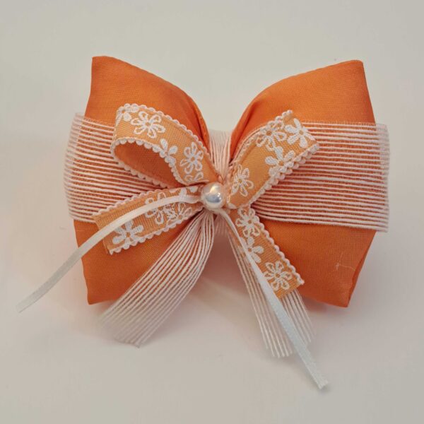 Kit Bomboniere Fiocco Arancio - immagine 3