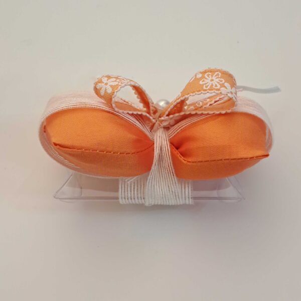 Kit Bomboniere Fiocco Arancio - immagine 4