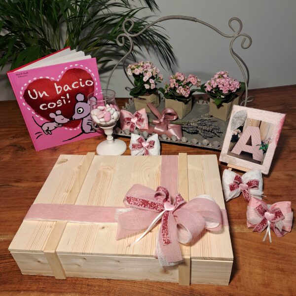 Kit Bomboniere Fiocco Rosa - immagine 7