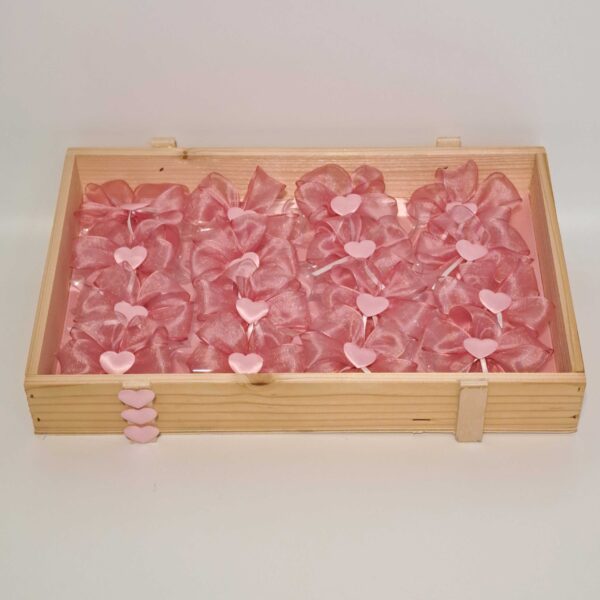 Piccole Bomboniere Rosa da Confettata - immagine 3