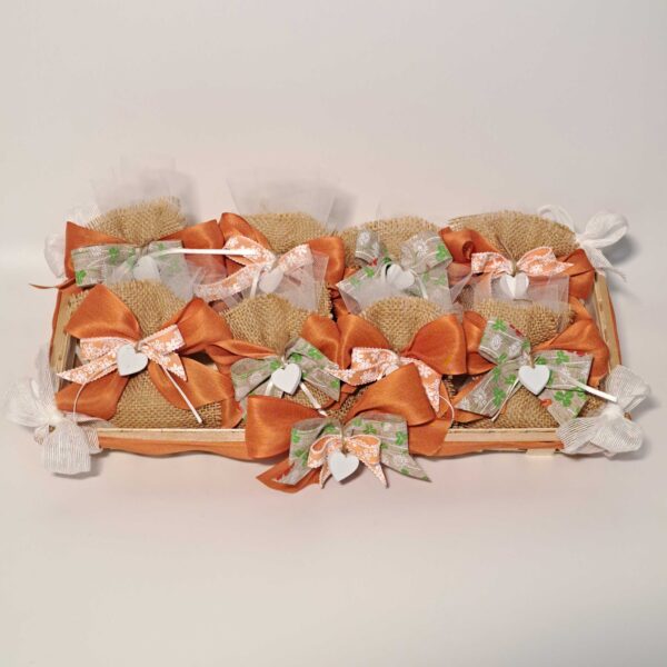 Bomboniere Sacchetti Arancio da Confettata