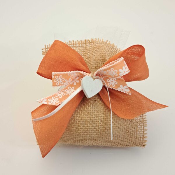 Bomboniere Sacchetti Arancio da Confettata - immagine 3