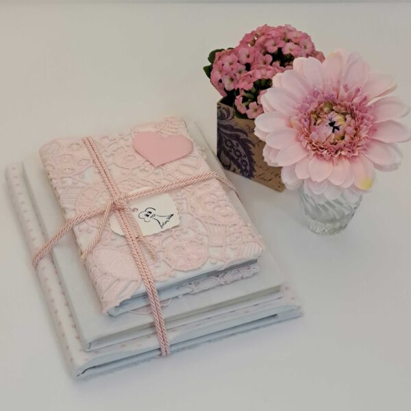 Libri decorativi rosa