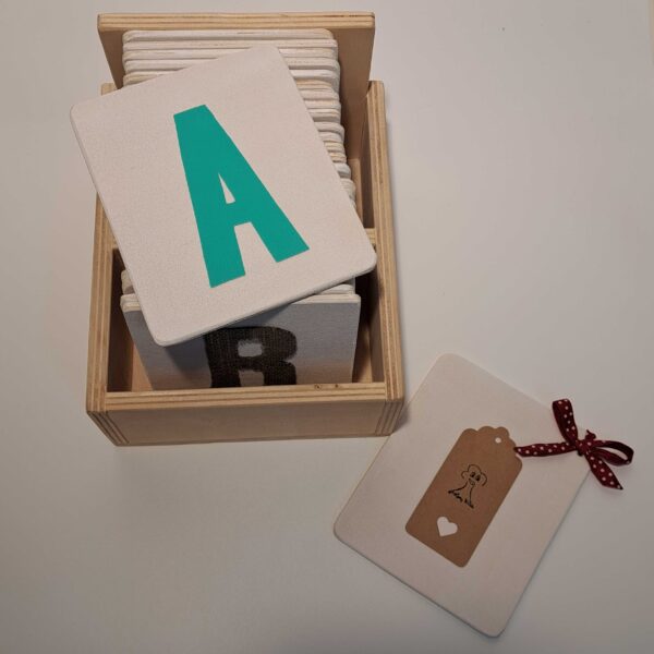 Alfabeto tattile stile Montessori