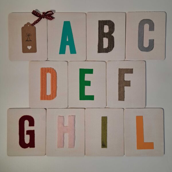 Alfabeto tattile stile Montessori - immagine 2