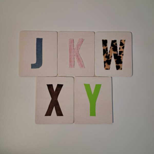 Alfabeto tattile stile Montessori - immagine 4