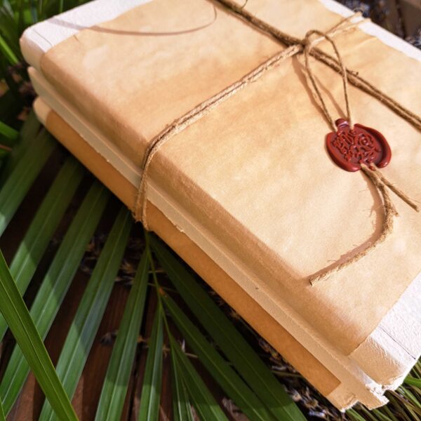 Libri decorativi effetto pergamena - immagine 4