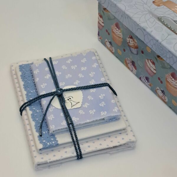 Libri decorativi azzurro