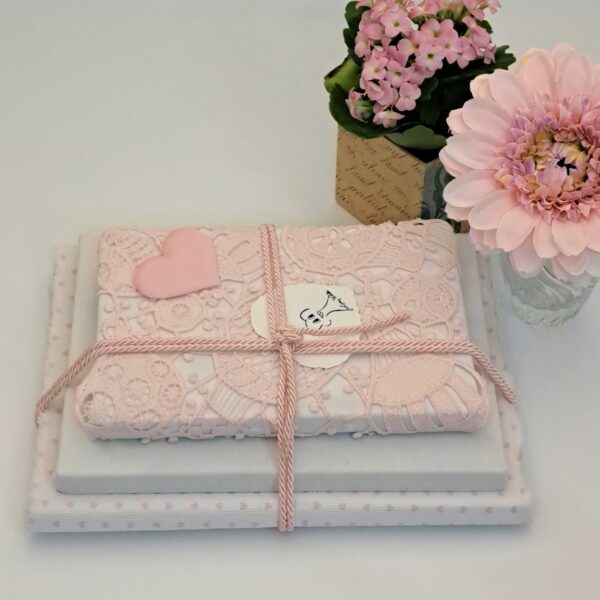 Libri decorativi rosa - immagine 4